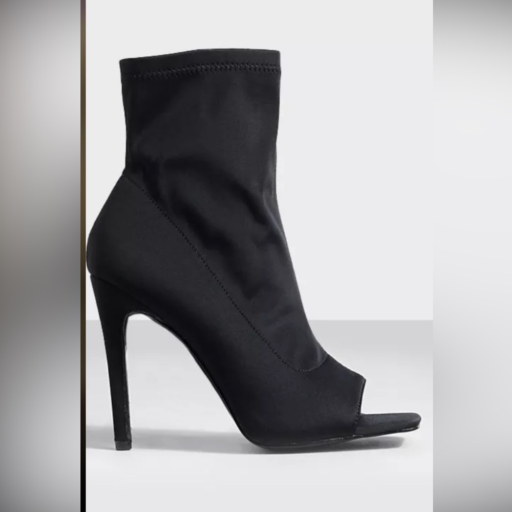 NWT Peep toes sock sandal booties - Picture 2 of 5